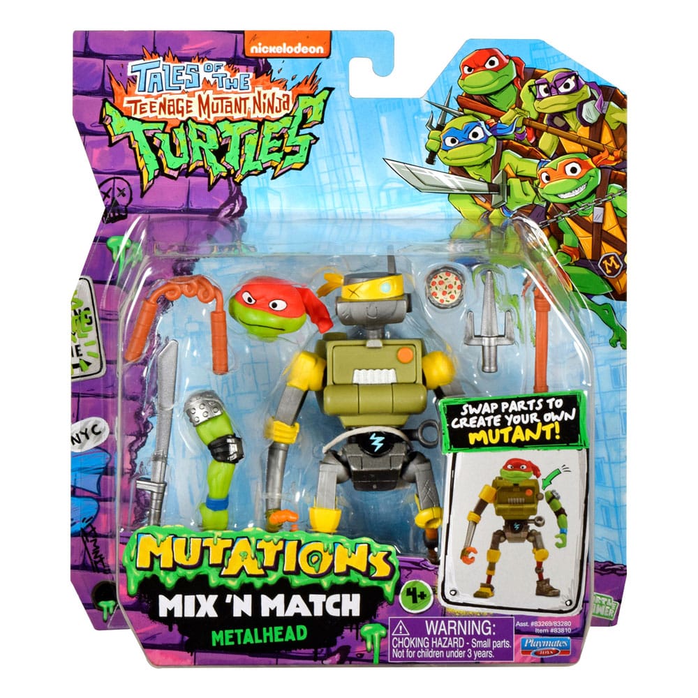 Die Abenteuer der Teenage Mutant Ninja Turtles Mix 'n Match Actionfigur Metalhead 12 cm - Versand: 5-7 Tage nach Bestellung