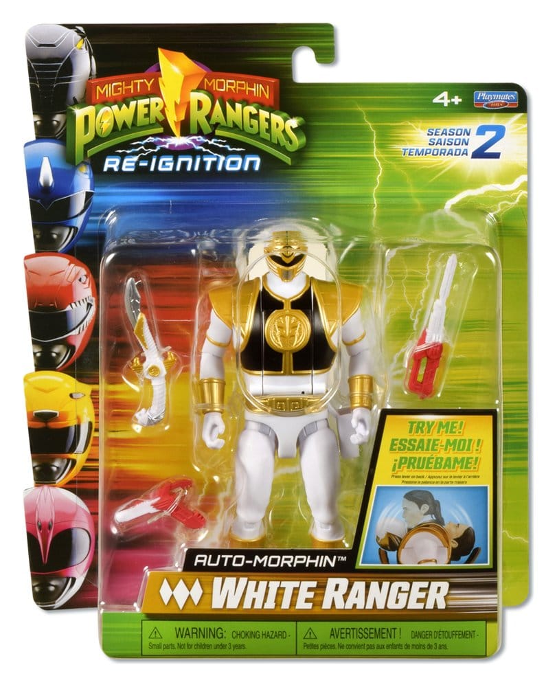 Power Rangers Auto-Morphin Actionfigur White Ranger 15 cm - Preorder - ETA: 28.12.2026