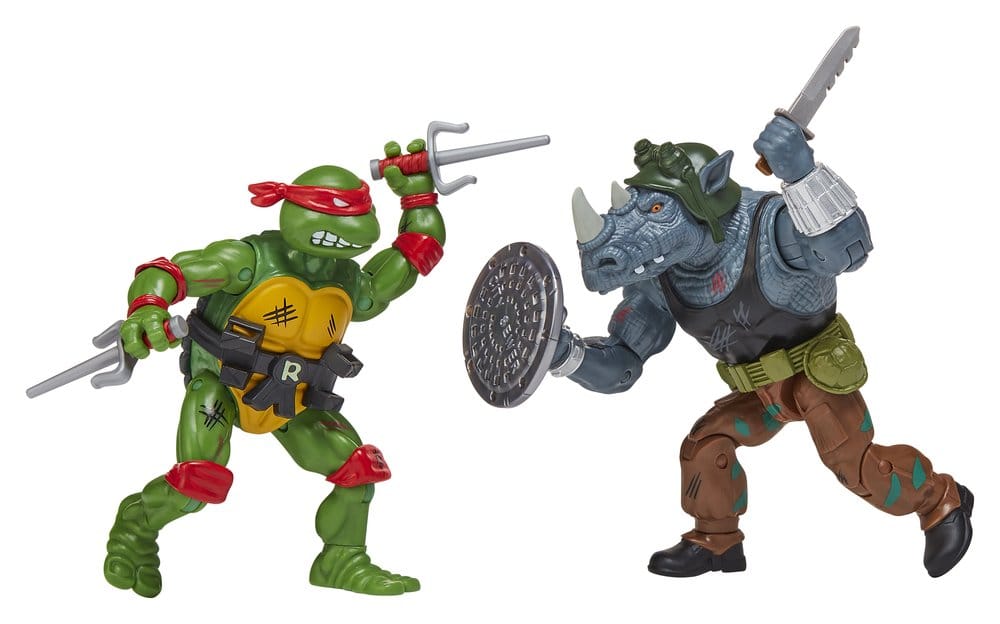 Teenage Mutant Ninja Turtles: Remastered Actionfiguren Raphael vs. Rocksteady - Preorder - ETA: 08.09.2026