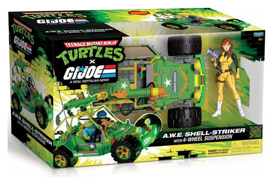 Teenage Mutant Ninja Turtles x G.I. Joe Crossover Classics Fahrzeug A.W.E. Shell-Striker mit Figur - Versand: 7 Tage nach Bestellung