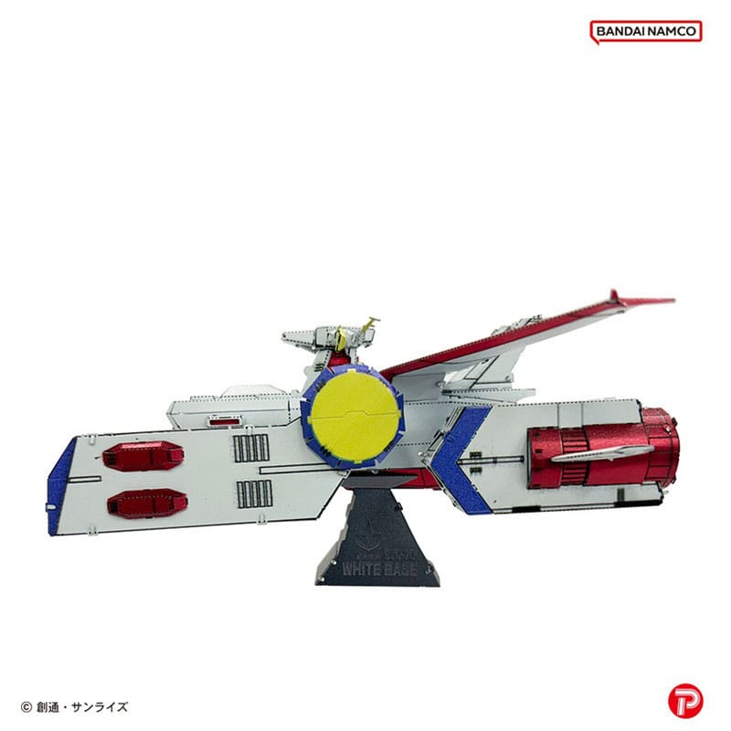 Mobile Suit Gundam Metallic Nano Puzzle Model Kit White Base 6 cm   - Versand: 7 Tage nach Bestellung