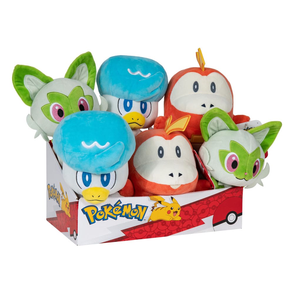 Pokémon Plüschfiguren Generation IX 20 cm Sortiment (6)   - Versand: 5-7 Tage nach Bestellung