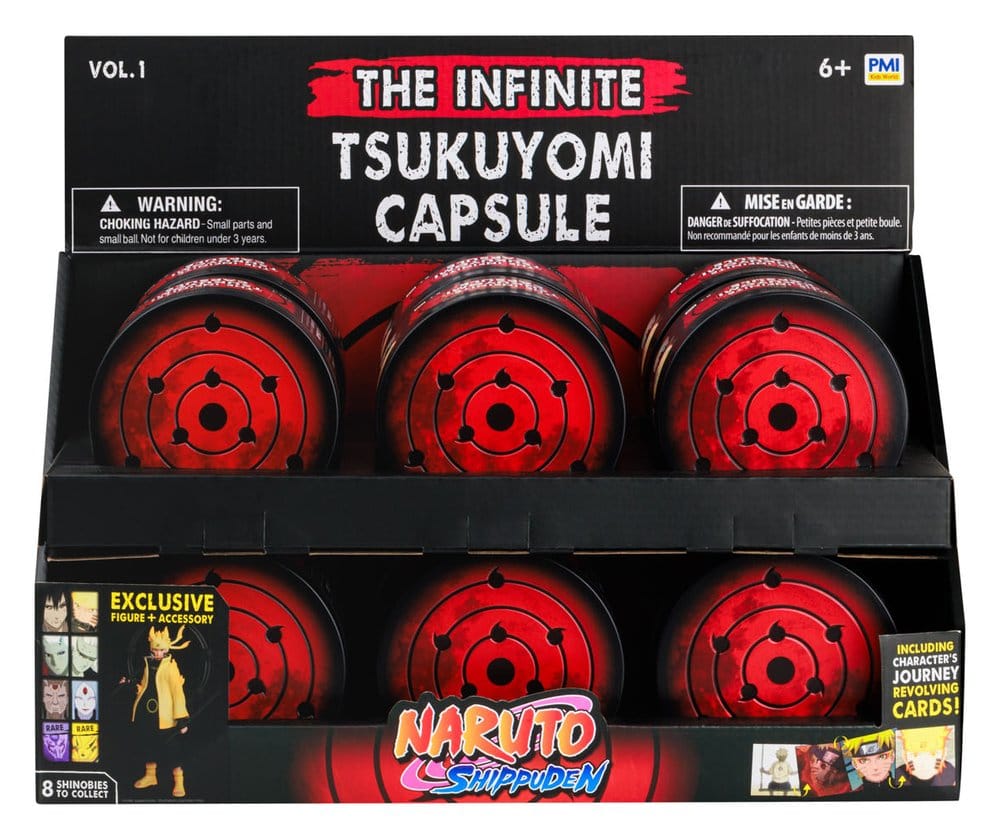 Naruto Shippuden Blind Capsule Figuren Infinite Tsukuyomi 7 cm Vol. 1 Display (12) - Preorder - ETA: 14.08.2026