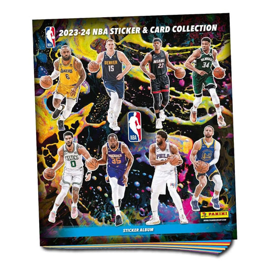 NBA Sticker & Trading Cards Collection 2023-24 Sticker Album *Englische Version* - Versand: 7 Tage nach Bestellung