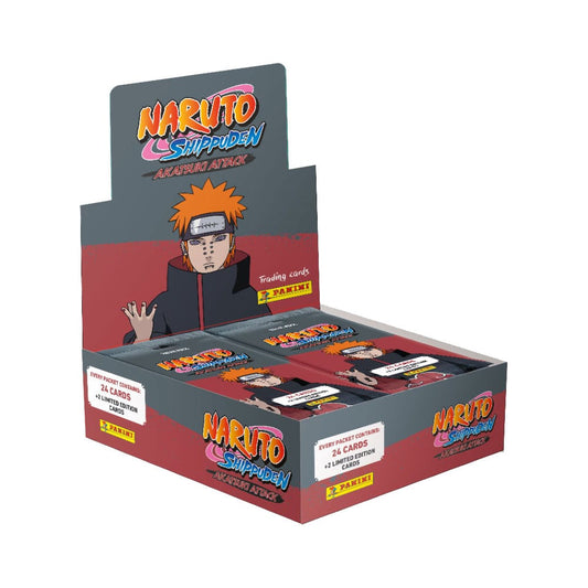 Naruto Shippuden Akatsuki Attack Trading Cards Fat Packs Display (10)  - Versand: 5-7 Tage nach Bestellung