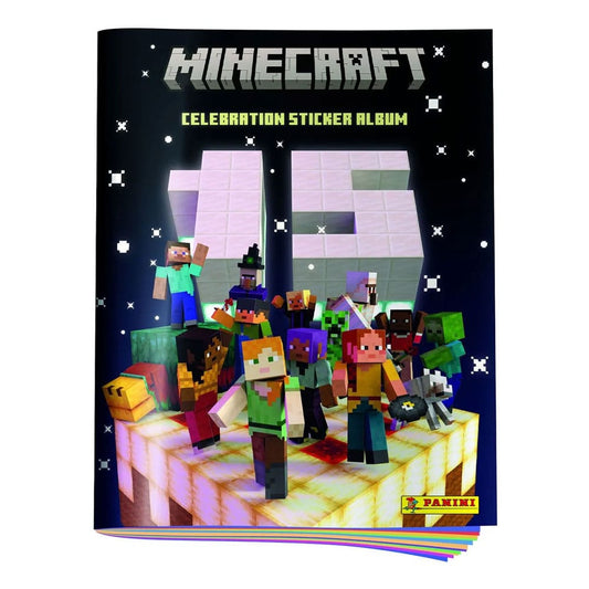 Minecraft Sticker Collection Album 15th Anniversary Celebration *Deutsche Version* - Versand: 5-7 Tage nach Bestellung