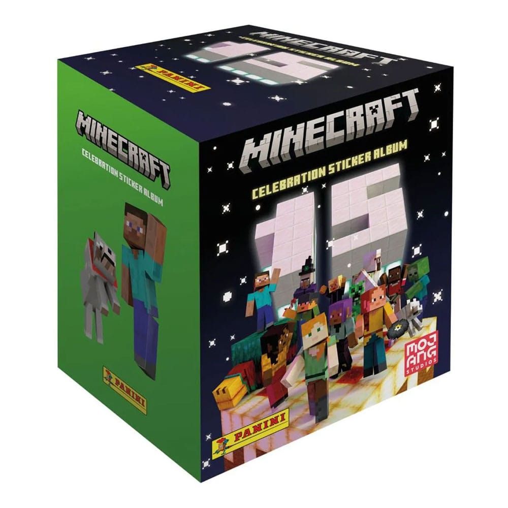 Minecraft Sticker Collection 15th Anniversary Celebration Display (36) - Versand: 5-7 Tage nach Bestellung