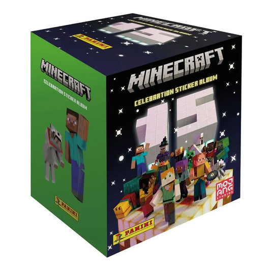 Minecraft Sticker Collection 15th Anniversary Celebration Display (36) - Versand: 5-7 Tage nach Bestellung