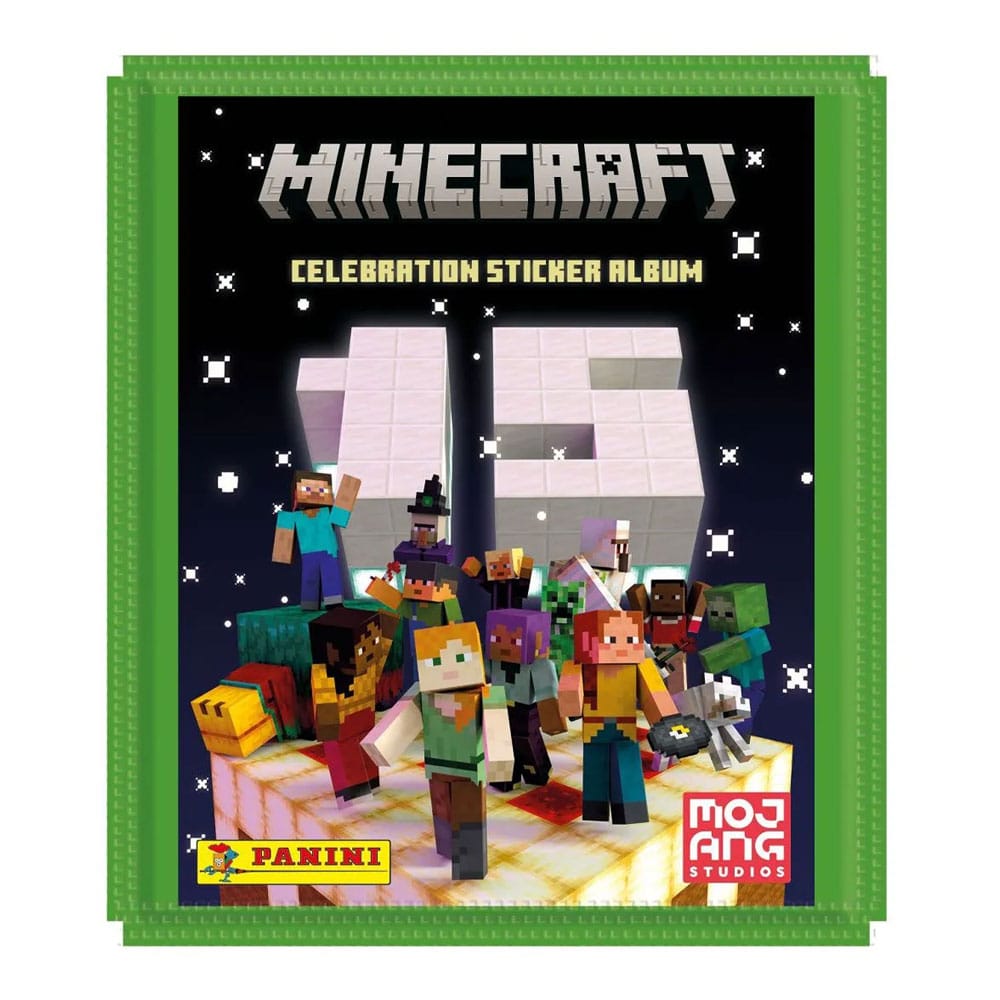 Minecraft Sticker Collection 15th Anniversary Celebration Display (36) - Versand: 5-7 Tage nach Bestellung