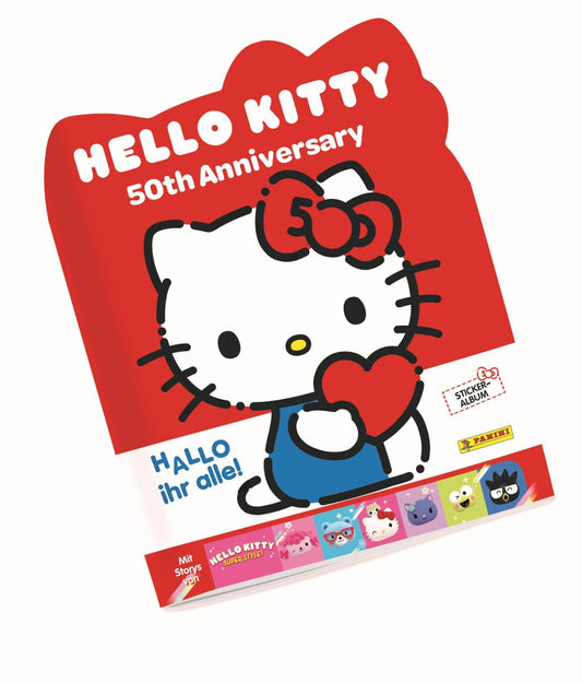 Hello Kitty Sticker Collection Album 50th Anniversary *Deutsche Version* - Versand: 5-7 Tage nach Bestellung
