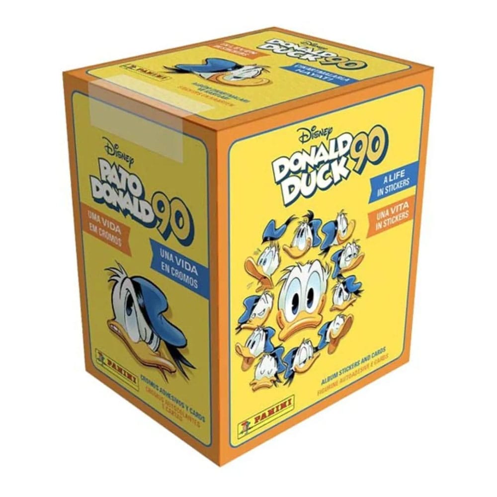 Donald Duck 90 Sticker & Trading Card Collection Display (36) - Versand: 5-7 Tage nach Bestellung