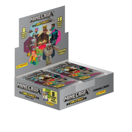Minecraft - Challenges Trading Cards Flow Packs Display (18)  - Versand: 5-7 Tage nach Bestellung
