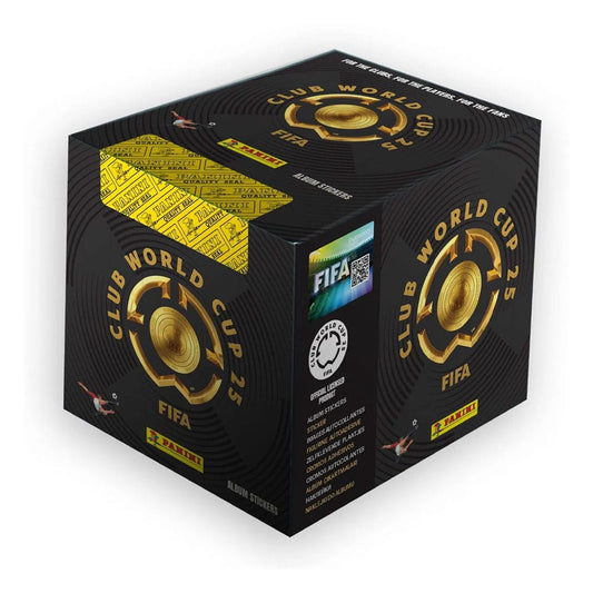 FIFA Club World Cup 2025 Trading Cards Stickers Box (50) - Versand: 5-7 Tage nach Bestellung