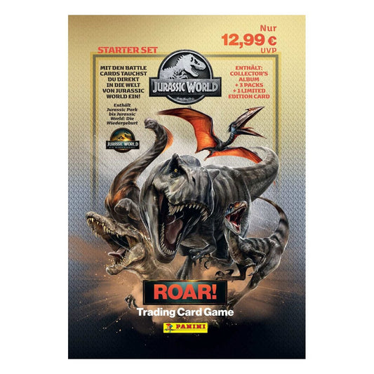 Jurassic World Roar Trading Cards Starterset *Deutsche Version* - Versand: 7 Tage nach Bestellung