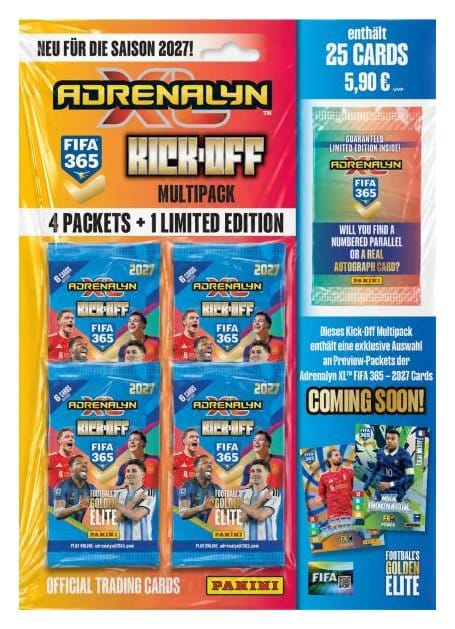 FIFA 365 Adrenalyn XL 2027 Trading Cards Kick-Off Multipack *Deutsche Version* - Preorder - ETA: 23.10.2026