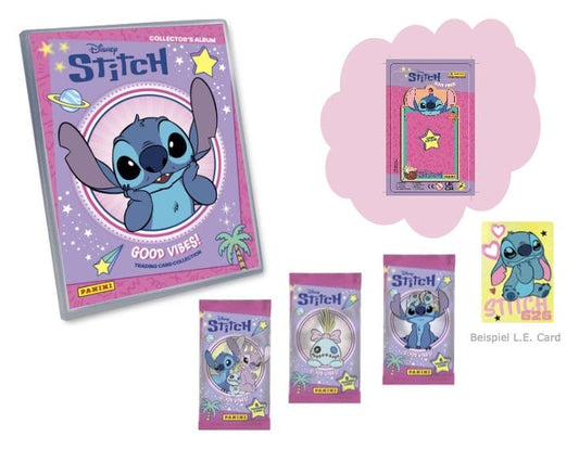 Stitch Sammelkarten Good Vibes Starter Pack mit Kartenhalter *Deutsche Version* - Preorder - ETA: 09.12.2026