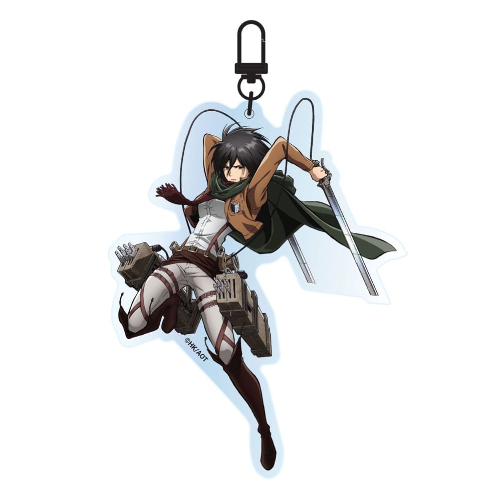 Attack on Titan Acryl Schlüsselanhänger Mikasa Ackermann  - Versand: 7 Tage nach Bestellung