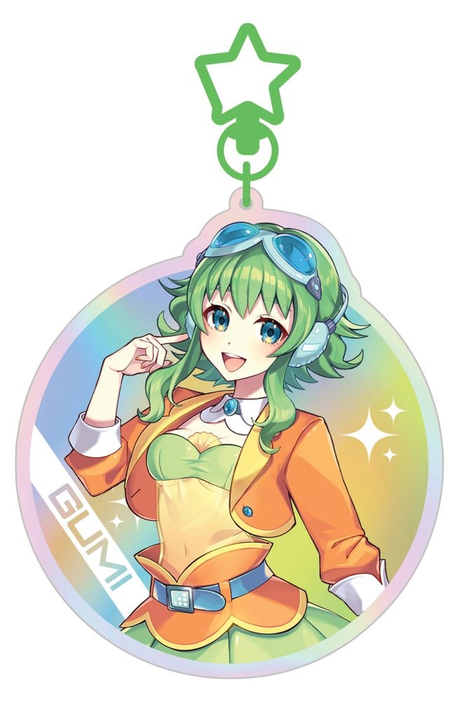 Vocaloid Megpoid Schlüsselanhänger Gumi SV1 Holographic - Preorder - ETA: 25.01.2027