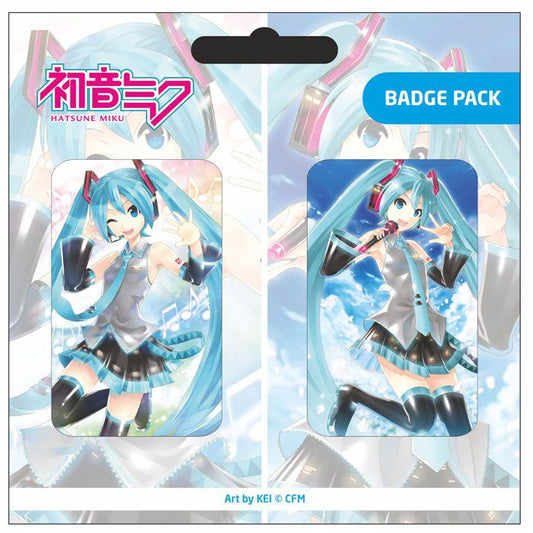 Hatsune Miku Ansteck-Buttons Doppelpack Set A  - Preorder - ETA: 14.11.2026