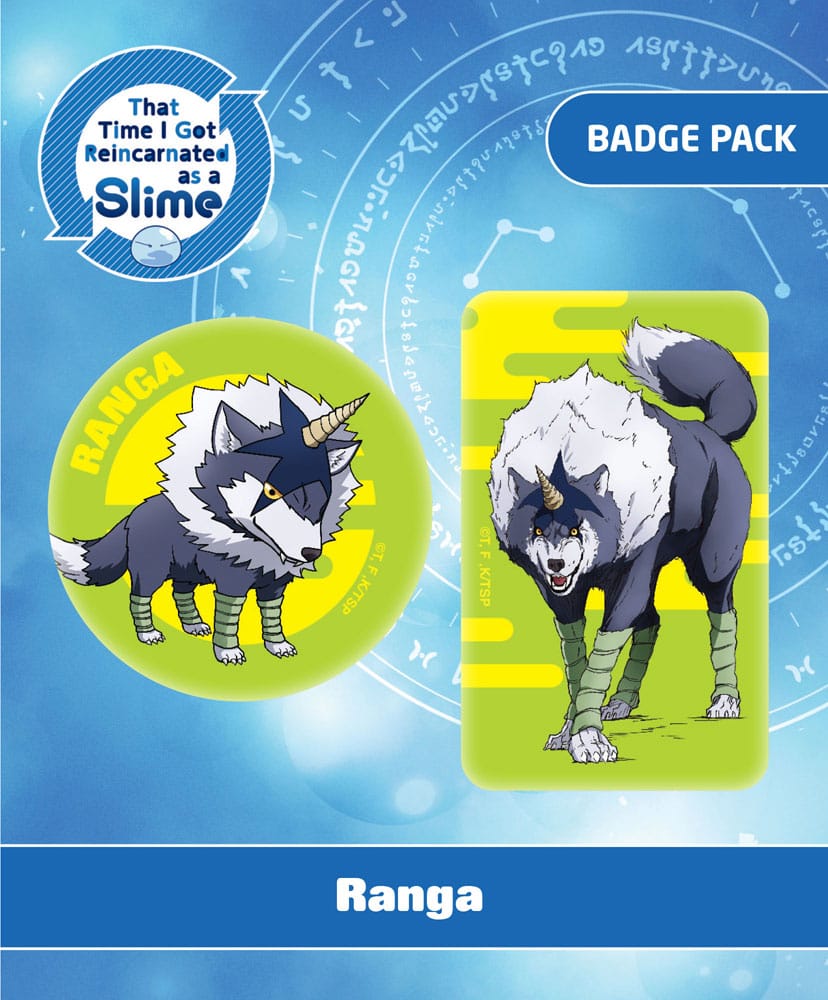 That Time I Got Reincarnated as a Slime Ansteck-Buttons Doppelpack Ranga  - Preorder - ETA: 25.05.2027
