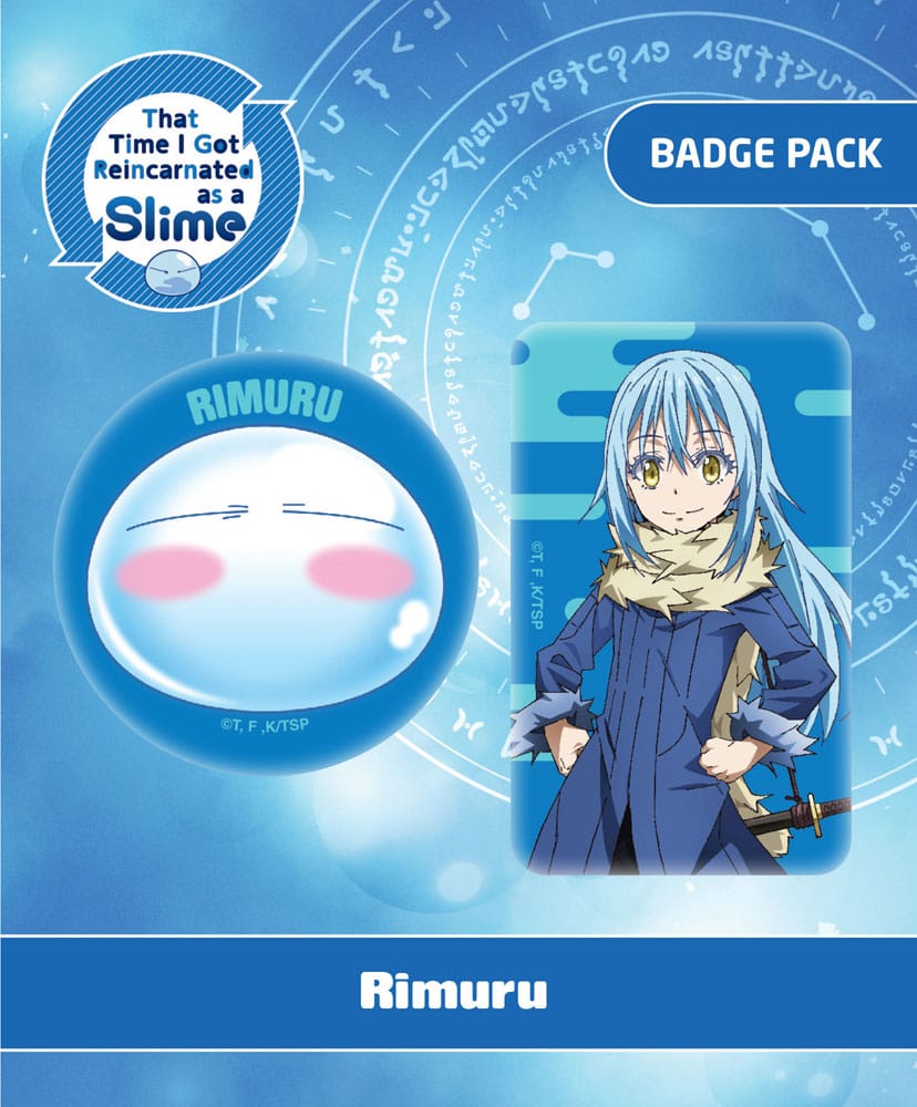 That Time I Got Reincarnated as a Slime Ansteck-Buttons Doppelpack Rimuru  - Versand: 5-7 Tage nach Bestellung