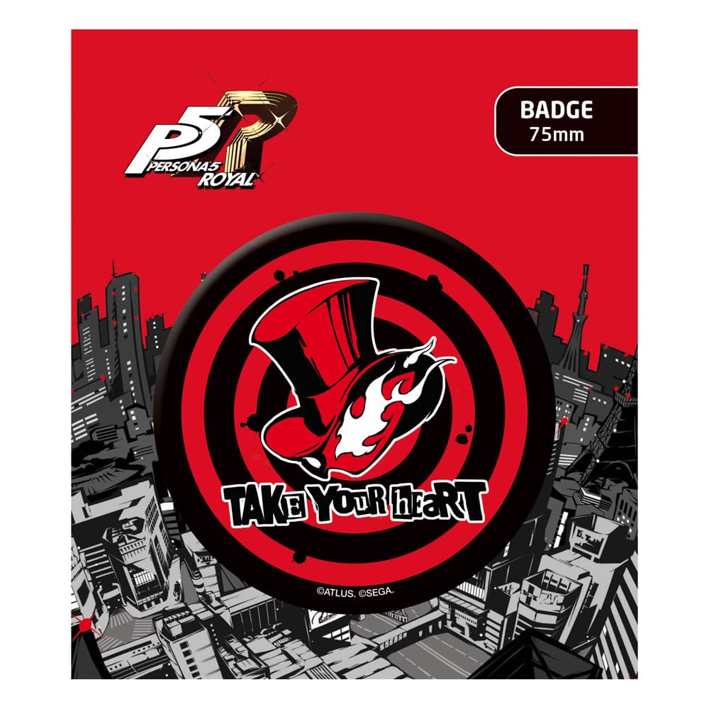 Persona 5 Royal Ansteck-Button Take your Heart - Versand: 7 Tage nach Bestellung