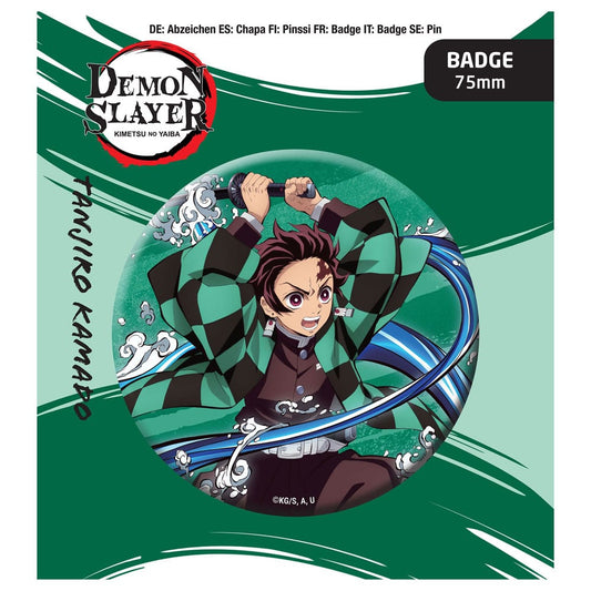 Demon Slayer: Kimetsu no Yaiba Ansteck-Button Tanjiro Kamado - Versand: 5-7 Tage nach Bestellung