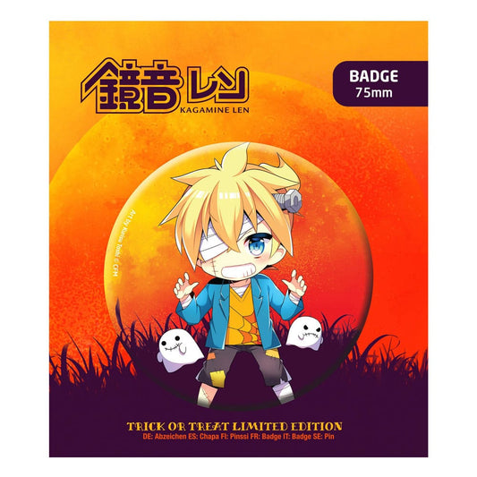 Hatsune Miku Ansteck-Button Halloween Limited Edition Kagamine Len  - Versand: 5-7 Tage nach Bestellung