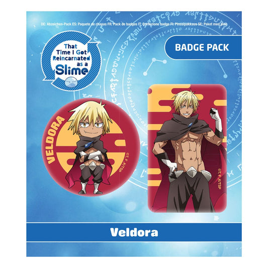 That Time I Got Reincarnated as a Slime Ansteck-Buttons Doppelpack Veldora Human Form   - Versand: 5-7 Tage nach Bestellung