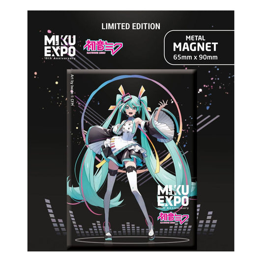 Hatsune Miku Magnet Miku Expo 10th Anniversary Art by Iwato Ver. Limited Edition    - Versand: 5-7 Tage nach Bestellung
