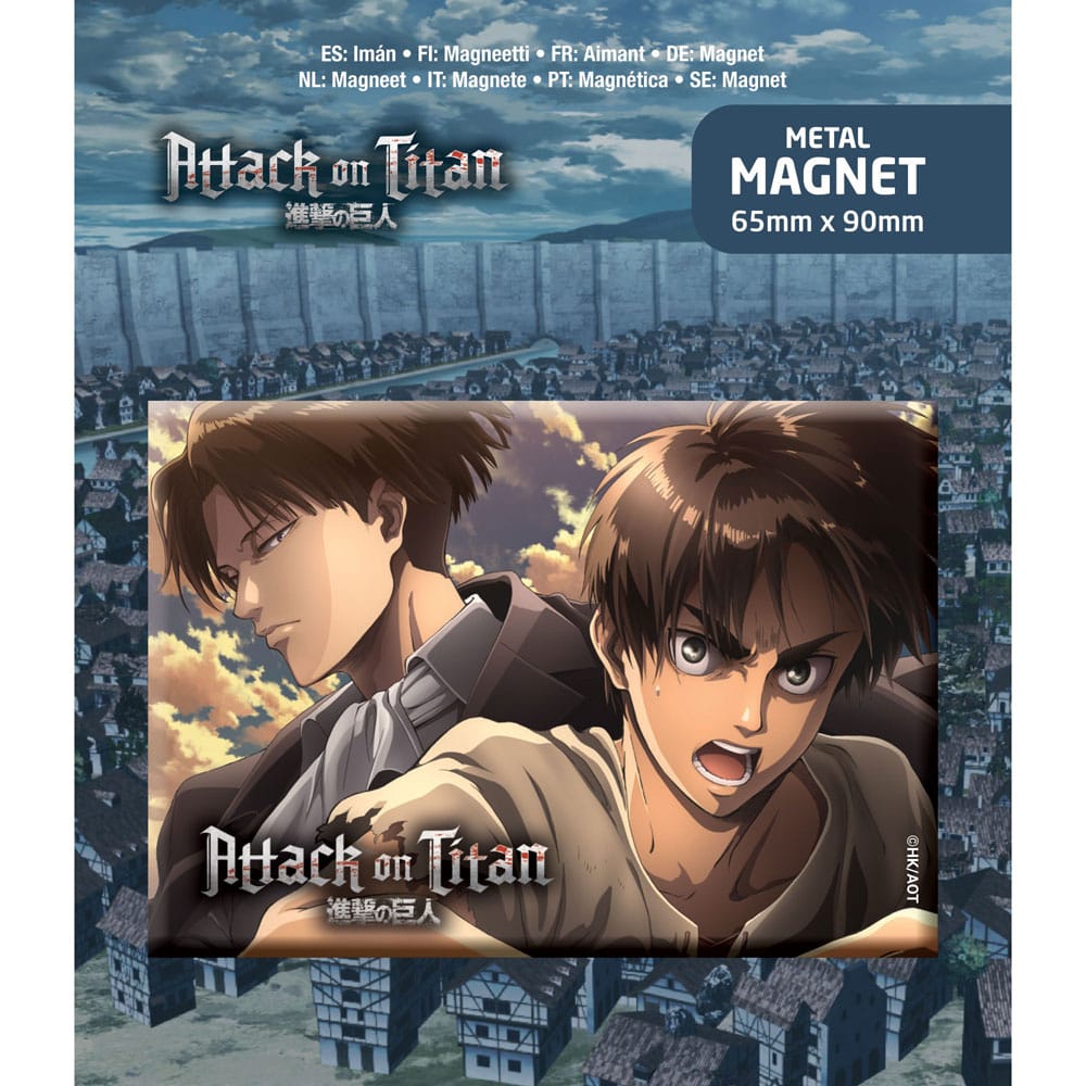Attack on Titan Magnet Eren & Levi   - Versand: 5-7 Tage nach Bestellung