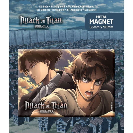 Attack on Titan Magnet Eren & Levi   - Versand: 5-7 Tage nach Bestellung