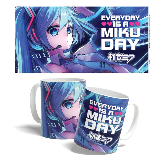 Hatsune Miku Tasse Everyday is a Miku Day 325 ml     - Preorder - ETA: 14.11.2026