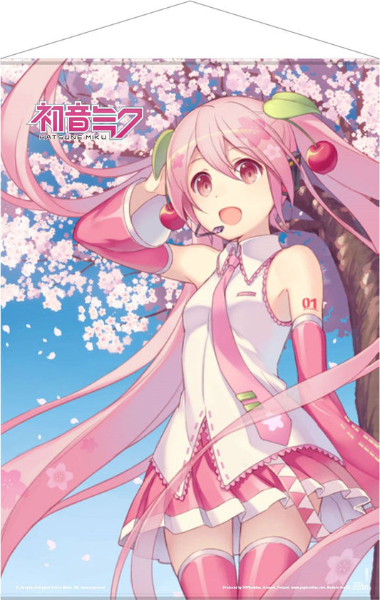 Hatsune Miku Wandrolle Cherry Blossom 50 x 70 cm - Preorder - ETA: 09.12.2026