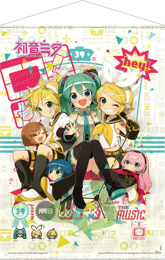 Vocaloid Wandrolle Hey! Piapro Characters 50 x 70 cm - Preorder - ETA: 09.05.2026