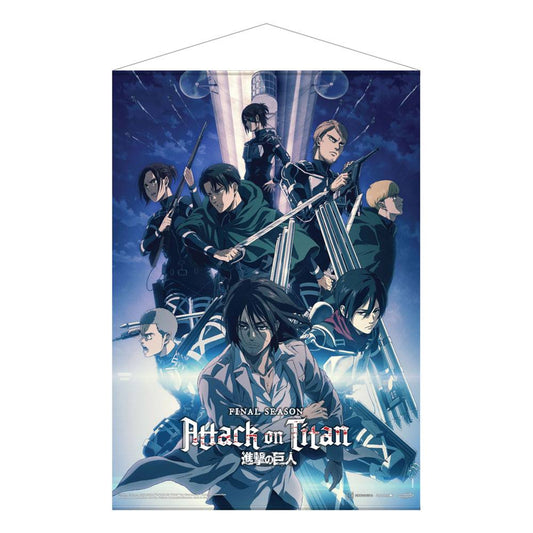Attack on Titan: The Final Season Wandrolle Part 1 Key Visual 2 50 x 70 cm - Versand: 5-7 Tage nach Bestellung