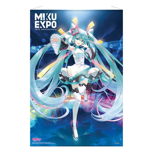 Hatsune Miku Wandrolle Miku Expo 10th Anniversary Limited Edition 61 x 91 cm     - Versand: 5-7 Tage nach Bestellung