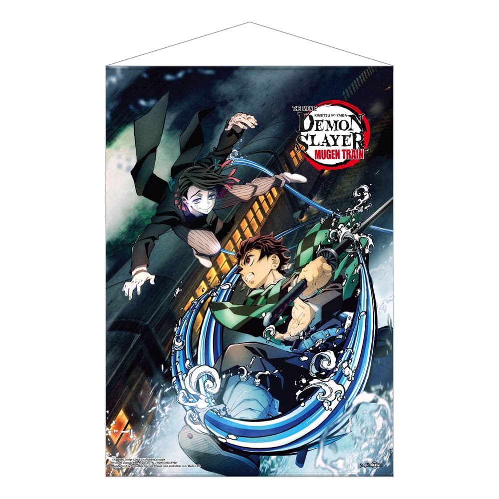 Demon Slayer: Kimetsu no Yaiba Wandrolle Mugen Train Tanjiro Vs Enmu 50 x 70 cm - Preorder - ETA: 31.10.2025