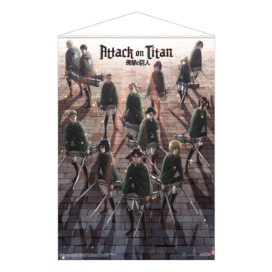 Attack on Titan Wandrolle Scout Regiment 50 x 70 cm  - Versand: 5-7 Tage nach Bestellung