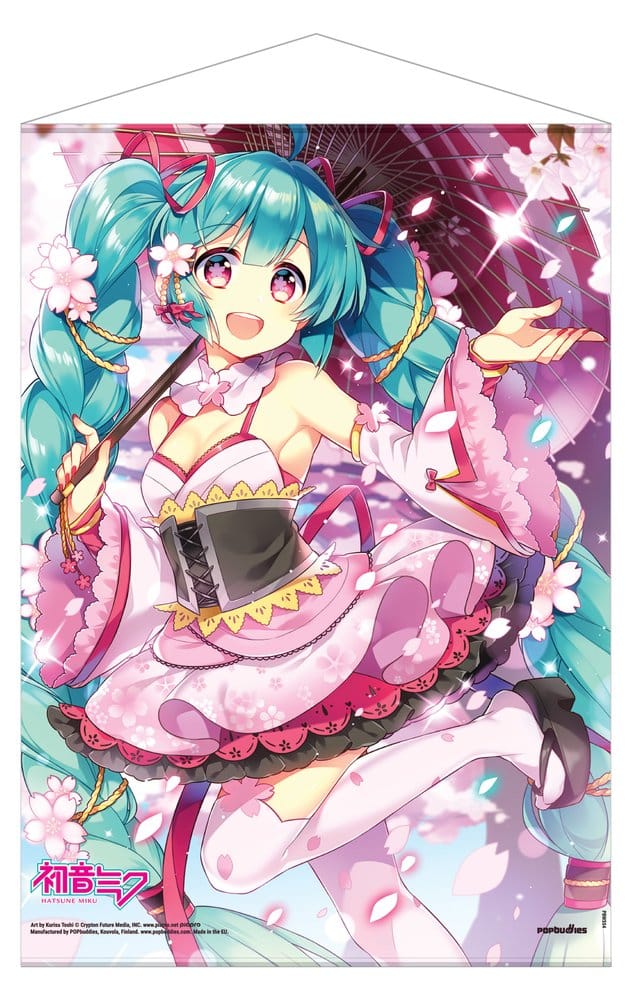 Hatsune Miku Wandrolle Hanami 50 x 70 cm - Preorder - ETA: 25.05.2027
