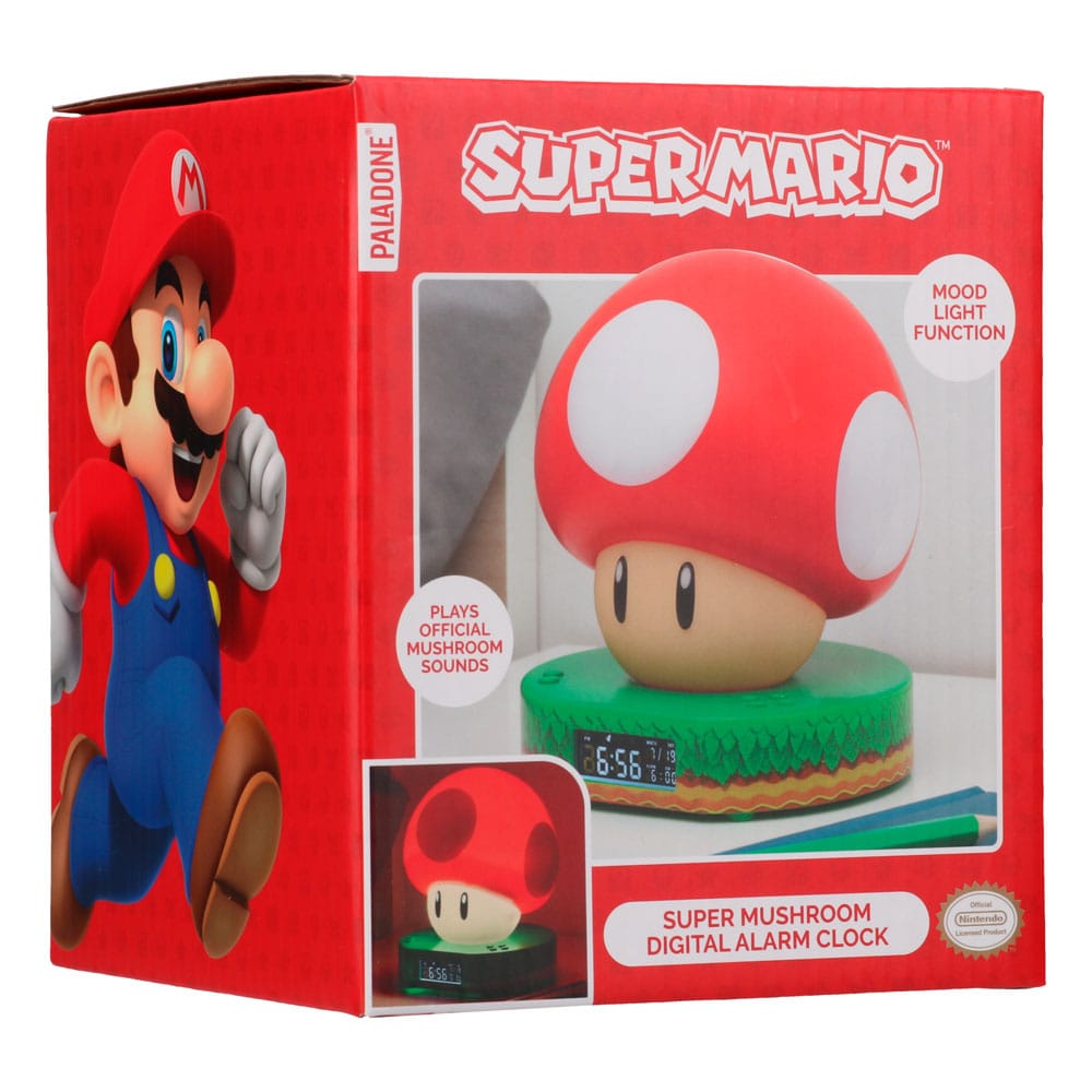 Super Mario Wecker Super Mushroom - Preorder - ETA: 13.09.2025