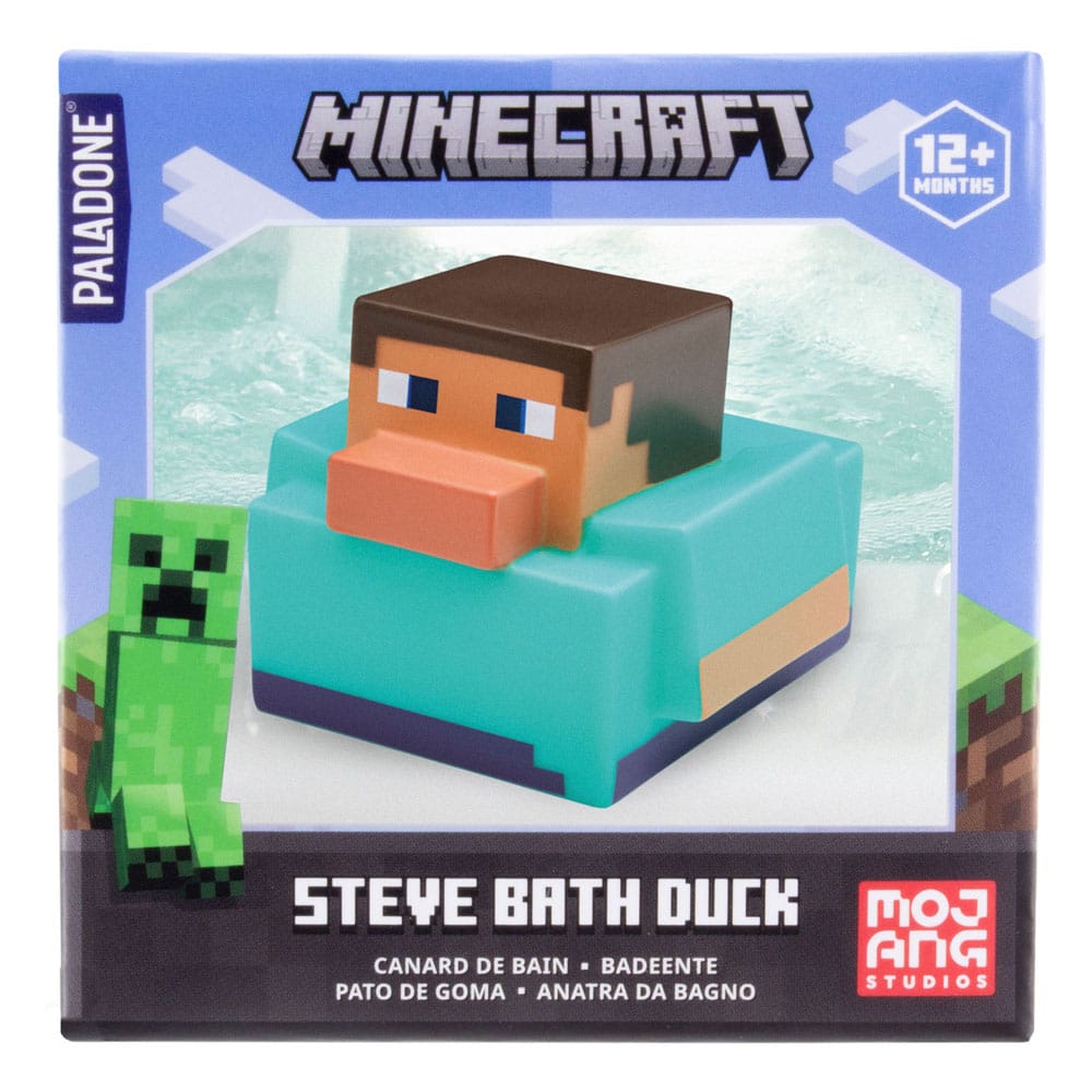 Minecraft Badeente Steve 6 cm   - Versand: 5-7 Tage nach Bestellung
