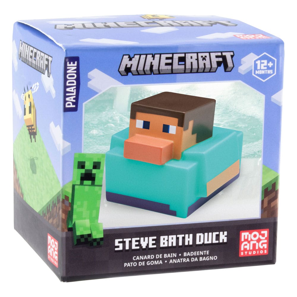 Minecraft Badeente Steve 6 cm   - Versand: 5-7 Tage nach Bestellung