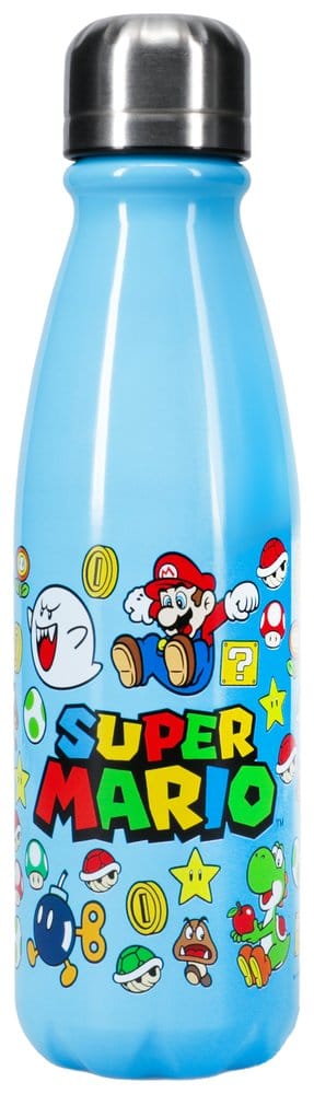 Super Mario Aluminium Trinkflasche 550 ml - Versand: 7 Tage nach Bestellung