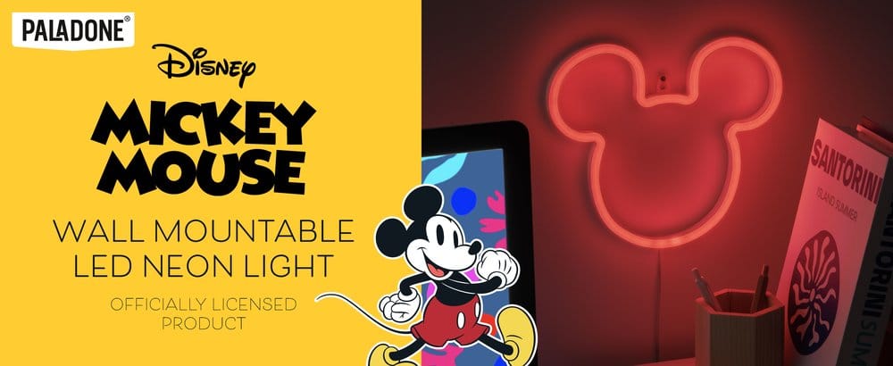 Disney Wandleuchte Mickey LED Neon - Preorder - ETA: 25.08.2026