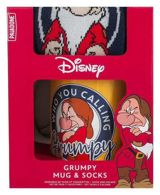 Disney Tasse und Socken Set Schneewittchen Who You Calling Grumpy - Versand: 7 Tage nach Bestellung