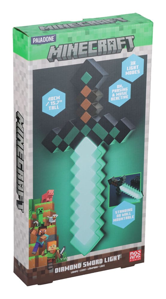 Minecraft Leuchte Diamantschwert 40 cm - Preorder - ETA: 24.10.2025