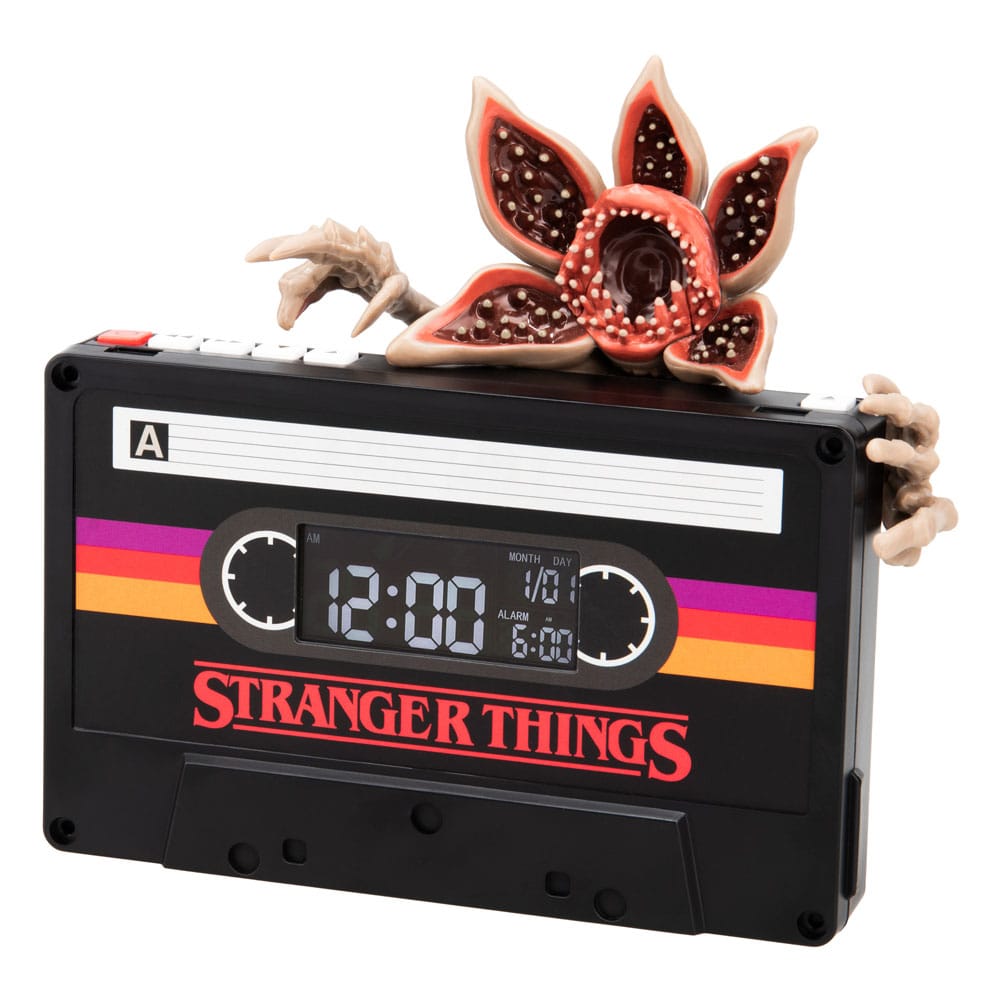 Stranger Things 5 Wecker Demogorgon Cassette 15 cm  - Versand: 5-7 Tage nach Bestellung
