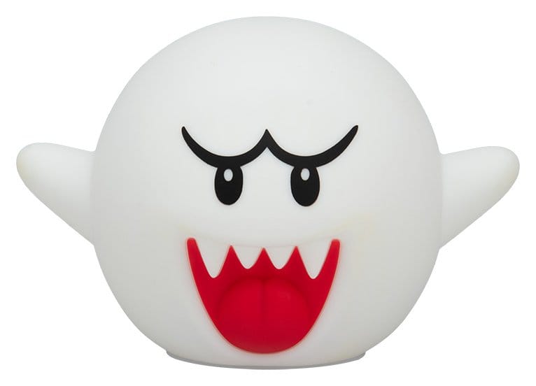 Super Mario SquishyGlo Silikon-Leuchte Boo Rechargeable V2 14 cm - Preorder - ETA: 09.11.2026