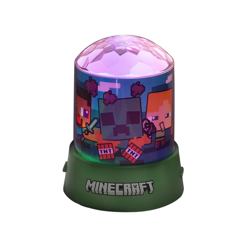 Minecraft Party Projektionsleuchte 13 cm   - Versand: 5-7 Tage nach Bestellung